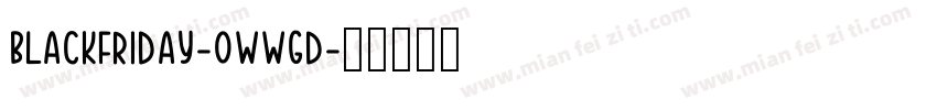 BlackFriday-0WWGd字体转换