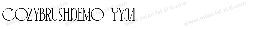 CozybrushDemo-6YyJA字体转换