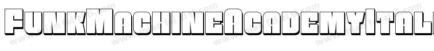 FunkMachineAcademyItalic-xEl8字体转换