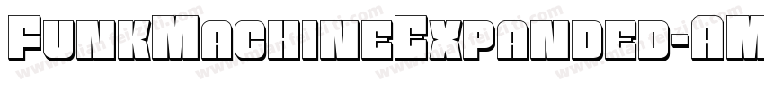 FunkMachineExpanded-AM1x字体转换