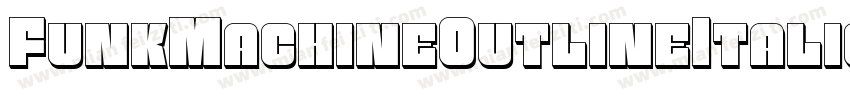 FunkMachineOutlineItalic-5AKx字体转换