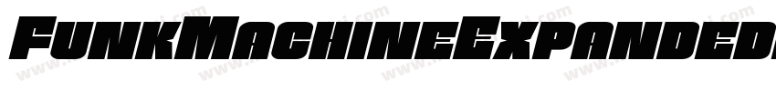 FunkMachineExpandedItalic-qgDx字体转换