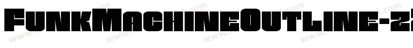 FunkMachineOutline-zZ1G字体转换