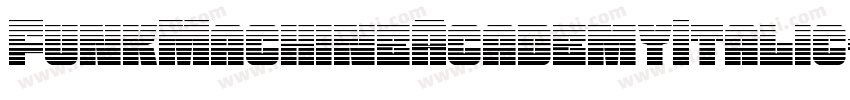 FunkMachineAcademyItalic-xEl8字体转换