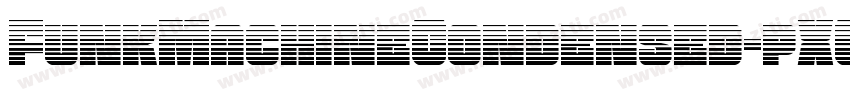 FunkMachineCondensed-pXOR字体转换