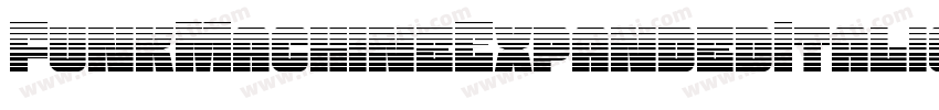 FunkMachineExpandedItalic-qgDx字体转换