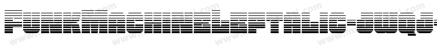 FunkMachineLeftalic-jwqj字体转换