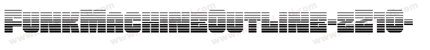 FunkMachineOutline-zZ1G字体转换