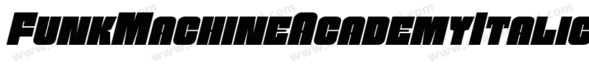 FunkMachineAcademyItalic-xEl8字体转换