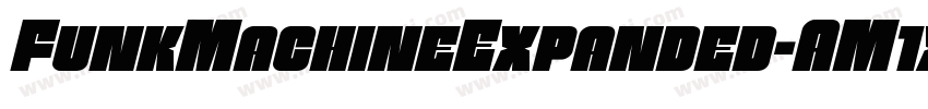 FunkMachineExpanded-AM1x字体转换