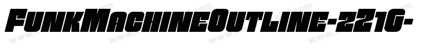 FunkMachineOutline-zZ1G字体转换