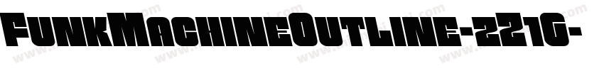 FunkMachineOutline-zZ1G字体转换
