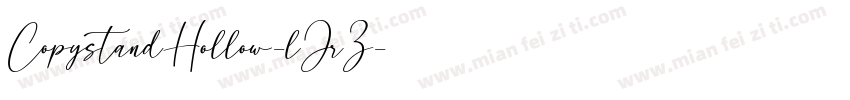 CopystandHollow-lJrZ字体转换