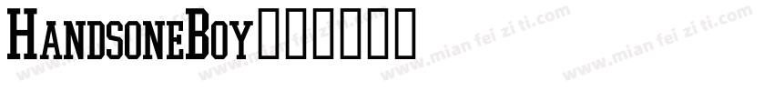 HandsoneBoy字体转换