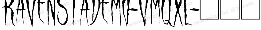 RavenstaDemo-vmqXL字体转换