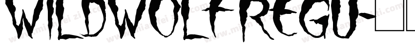 WildWolfRegu字体转换