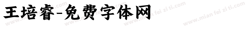 王培睿字体转换