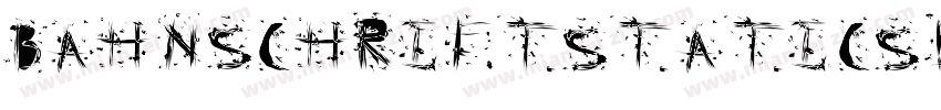 BahnschriftStaticSemiight字体转换