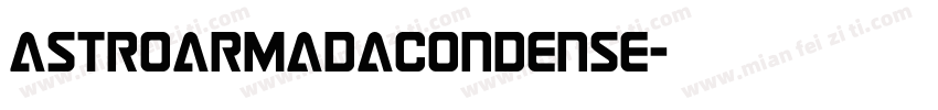 AstroArmadaCondense字体转换