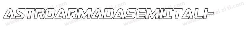 AstroArmadaSemiItali字体转换
