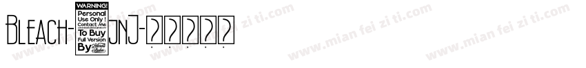 Bleach-8jnJ字体转换