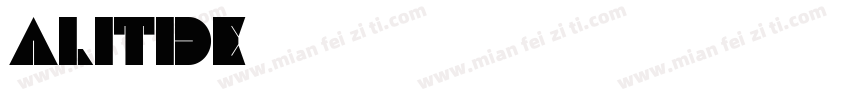 ALITIDE字体转换
