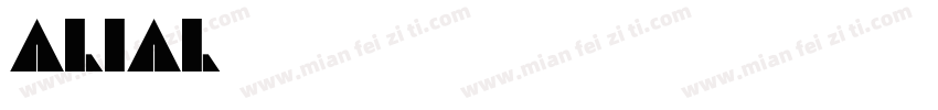 Alial字体转换