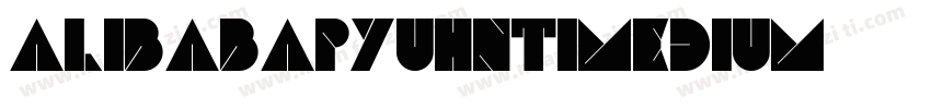 Alibabapyuhntimedium字体转换