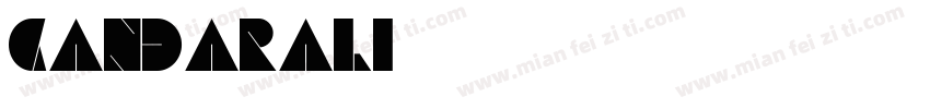 Candarali字体转换