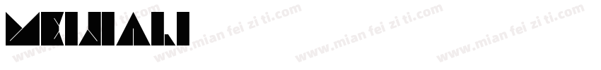 MEIJIALI字体转换
