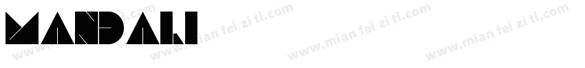 Mandali字体转换