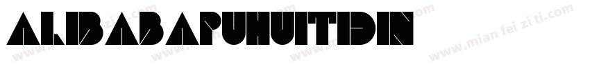 alibabapuhuitidin字体转换