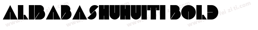 alibabashuhuiti-bold字体转换
