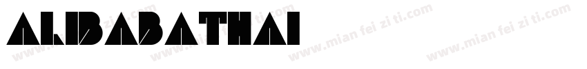 alibabathai字体转换