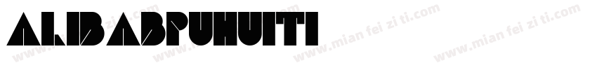 alibabpuhuiti2字体转换
