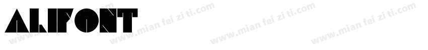 alifont字体转换