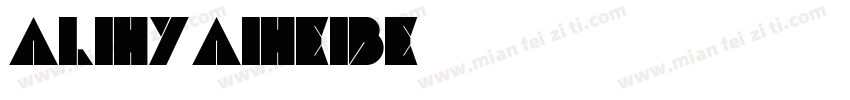 alihyaiheibe字体转换