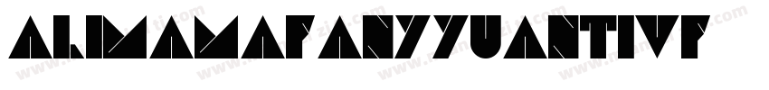 alimamafanyyuantivf字体转换