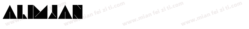 alimjan字体转换