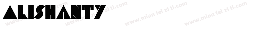 alishanty字体转换