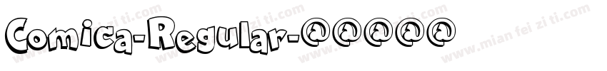Comica-Regular字体转换