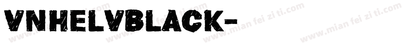 VnHelvBlack字体转换