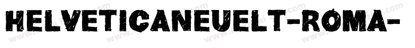 helveticaneueLT-roma字体转换