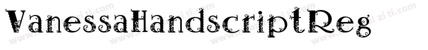 VanessaHandscriptReg字体转换