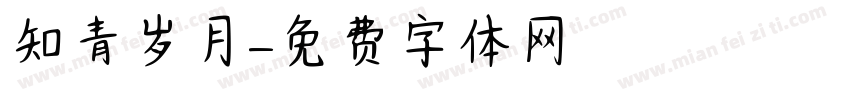 知青岁月字体转换