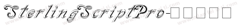 SterlingScriptPro字体转换