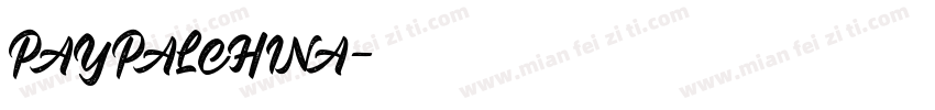 PAYPALCHINA字体转换