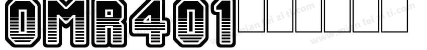 omr401字体转换