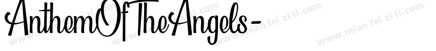 AnthemOfTheAngels字体转换