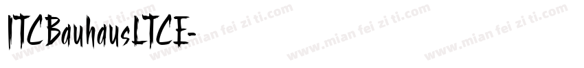 ITCBauhausLTCE字体转换